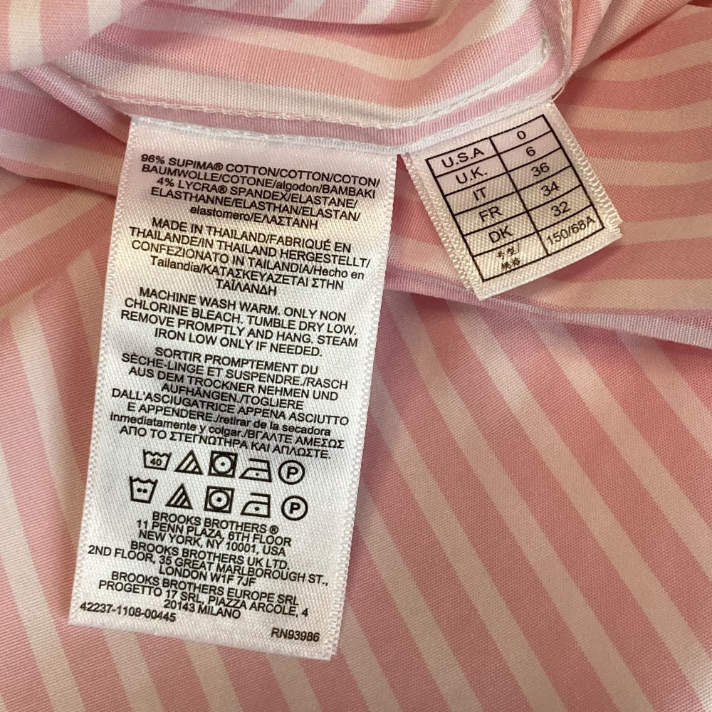Brooks Brothers スーピマ コットン ストライプ 長袖 シャツ