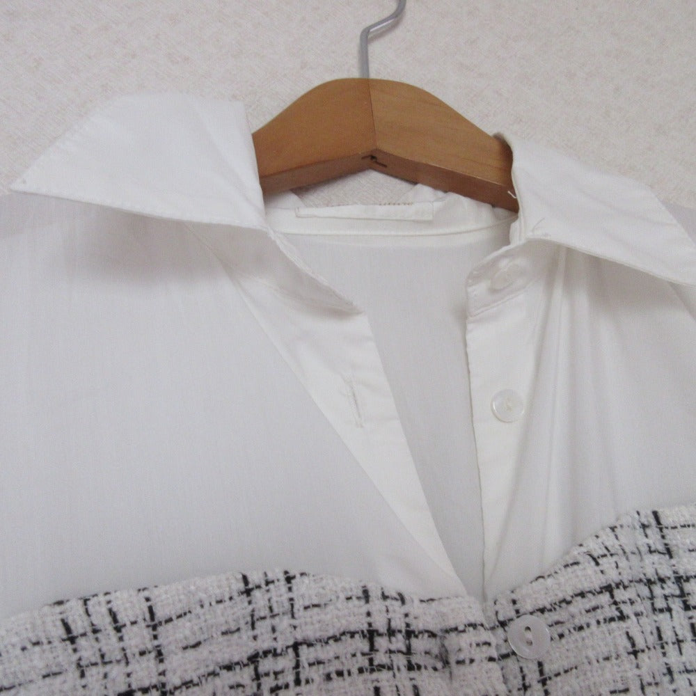 And Couture ツイード コンボ ドレス