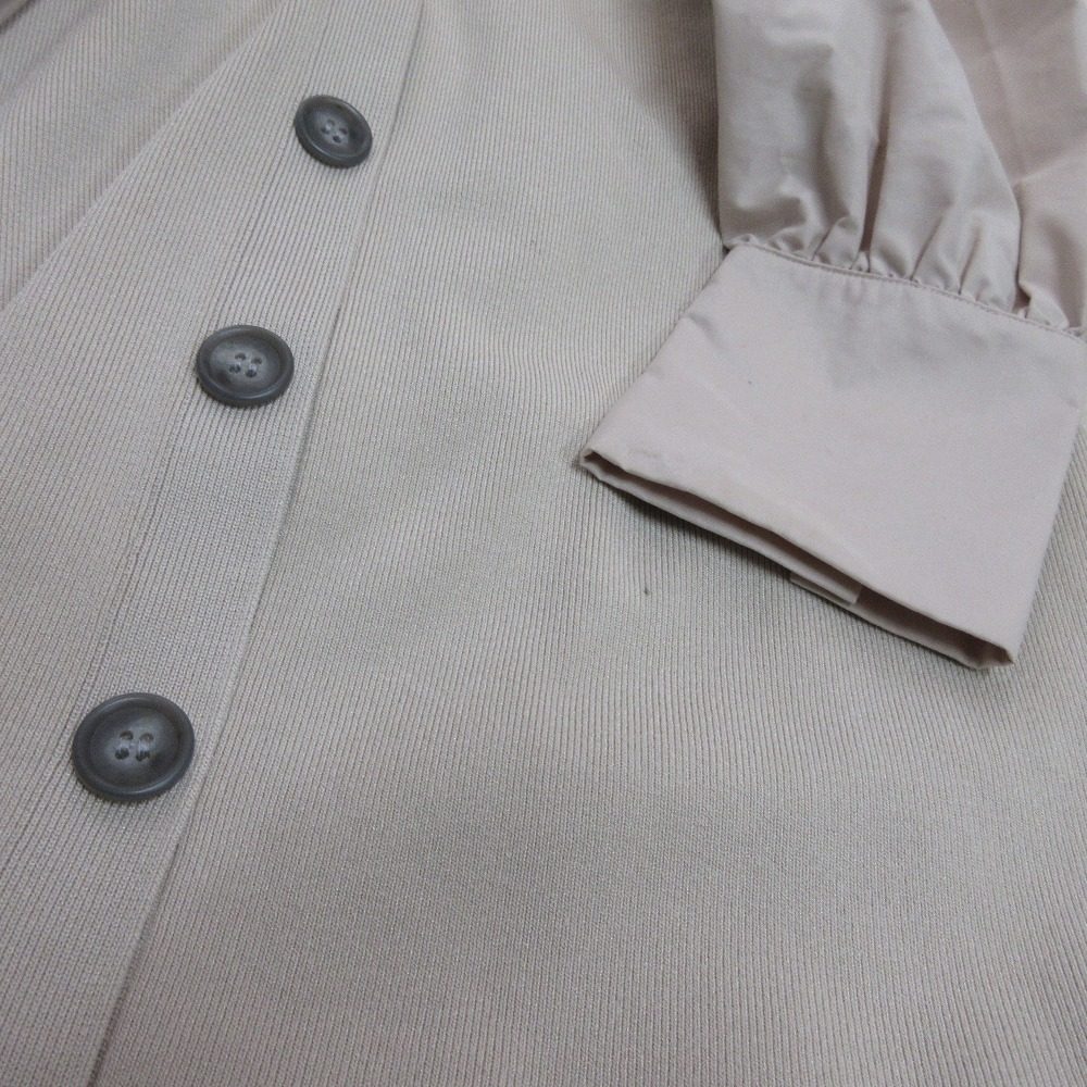 CELFORD パフ スリーブ ロング ニット ドレス