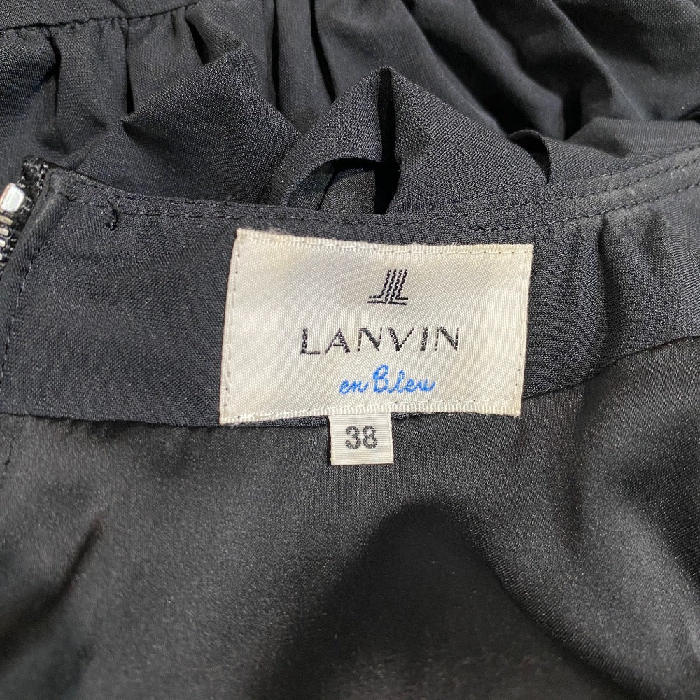 ランバンオンブルーパフスリーブワンピース