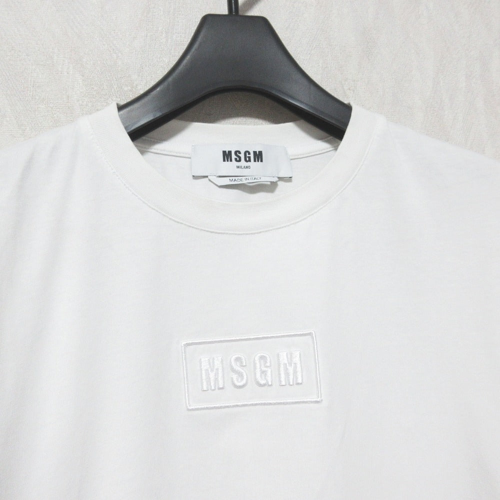 エムエスジーエム コットン半袖Tシャツ