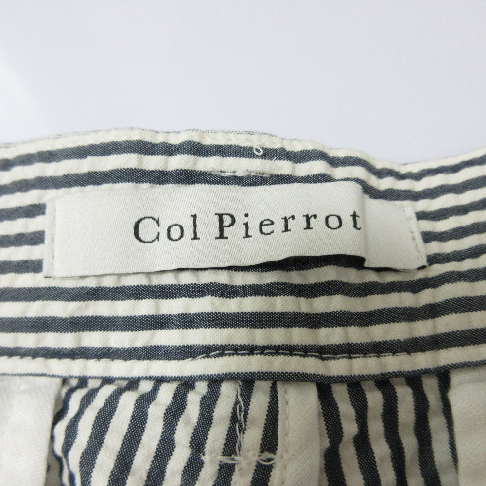 Col Pierrot シルク ブレンド テーパード パンツ