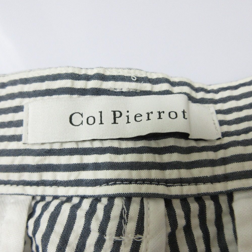 Col Pierrot シルク ブレンド テーパード パンツ
