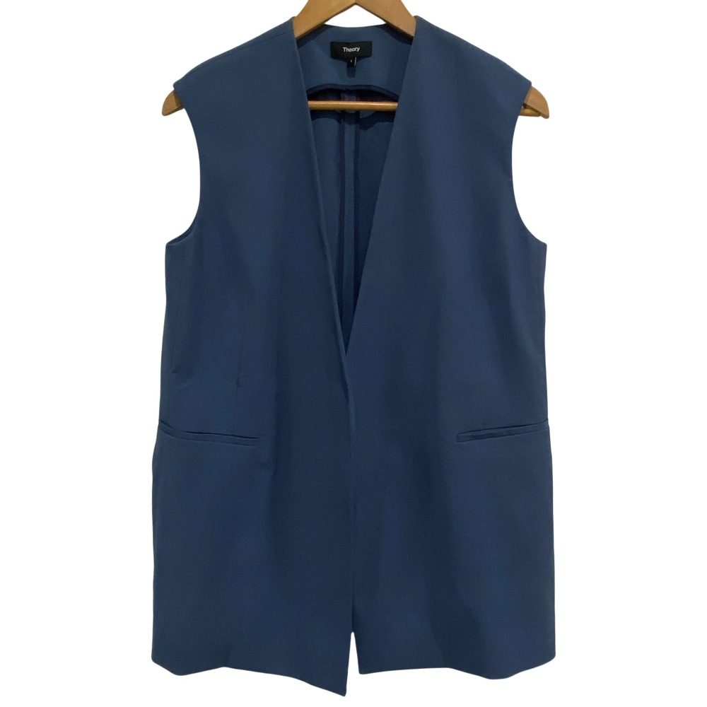 セオリー STRETCH OXFORD カラーレスベスト