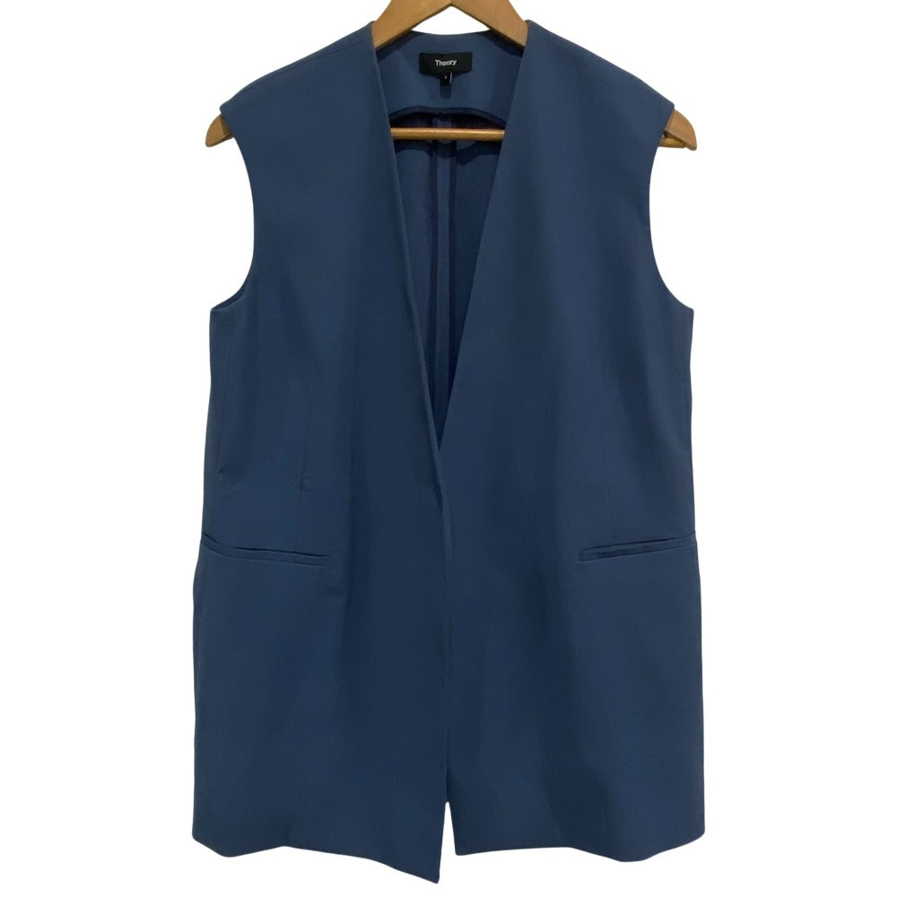 セオリー STRETCH OXFORD カラーレスベスト