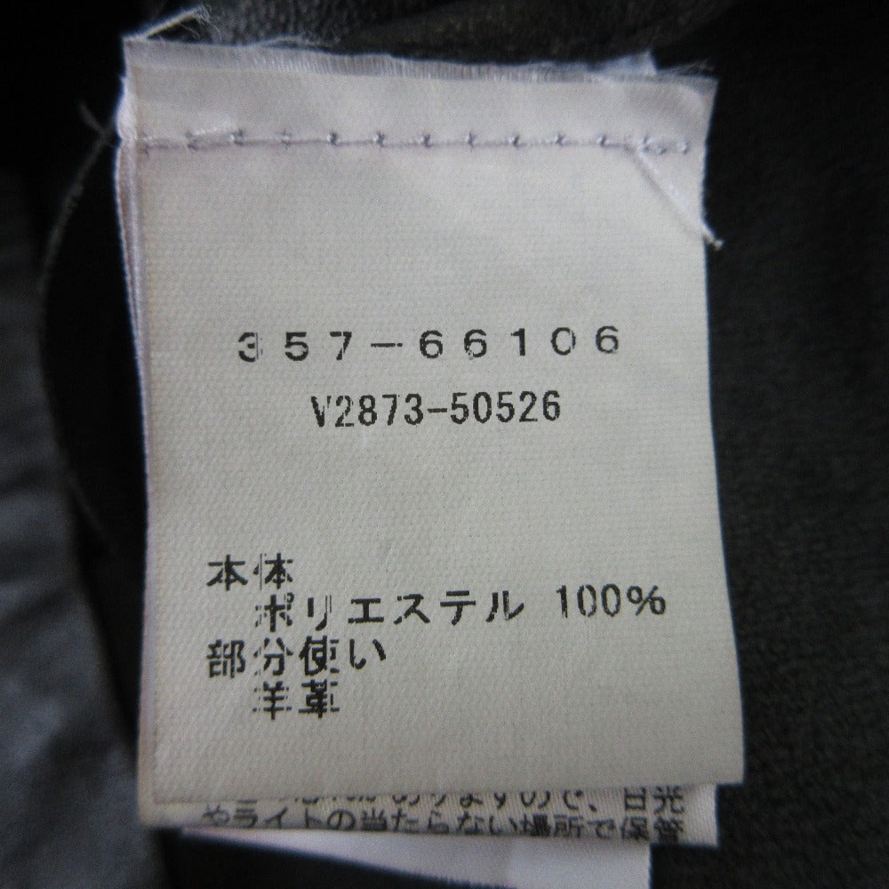 Vince レザー コンボ ドレス