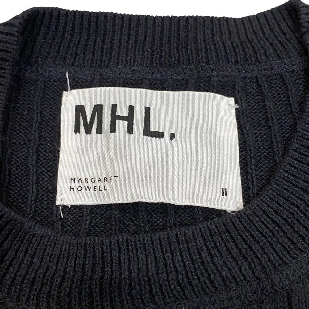 MHL. コットンリネンニットカットソー