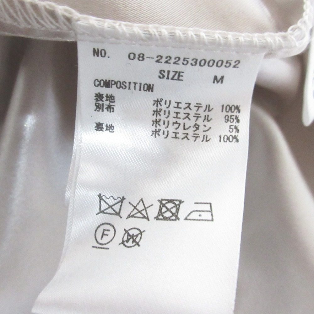 WILLSELECTION リボン ドット チュール ハイ ネック ドレス