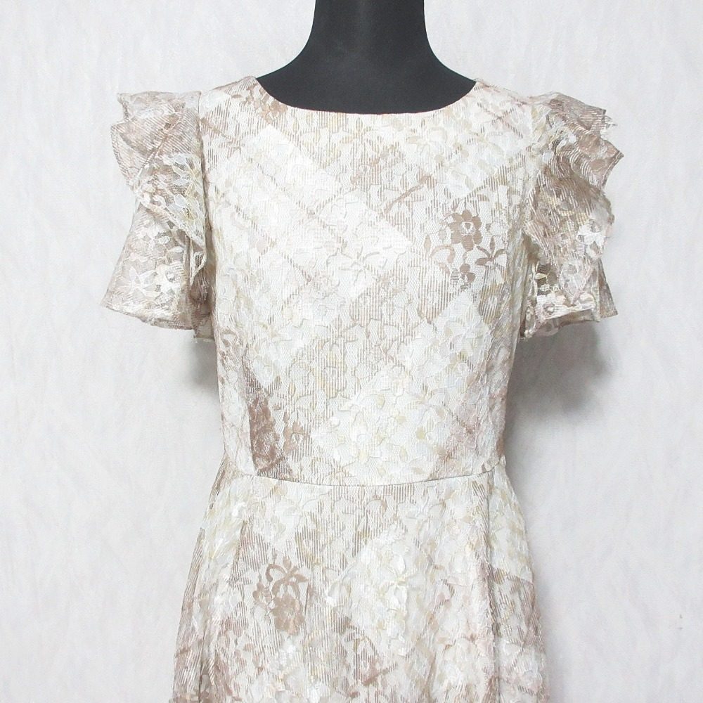 WILLSELECTION レース チェック ドレス
