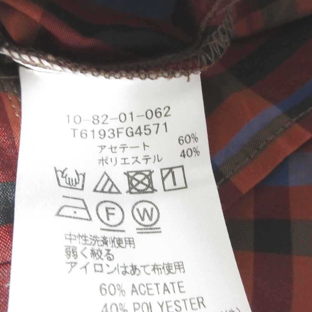 NARACAMICIE チェック カシュクール シャツ ブラウス
