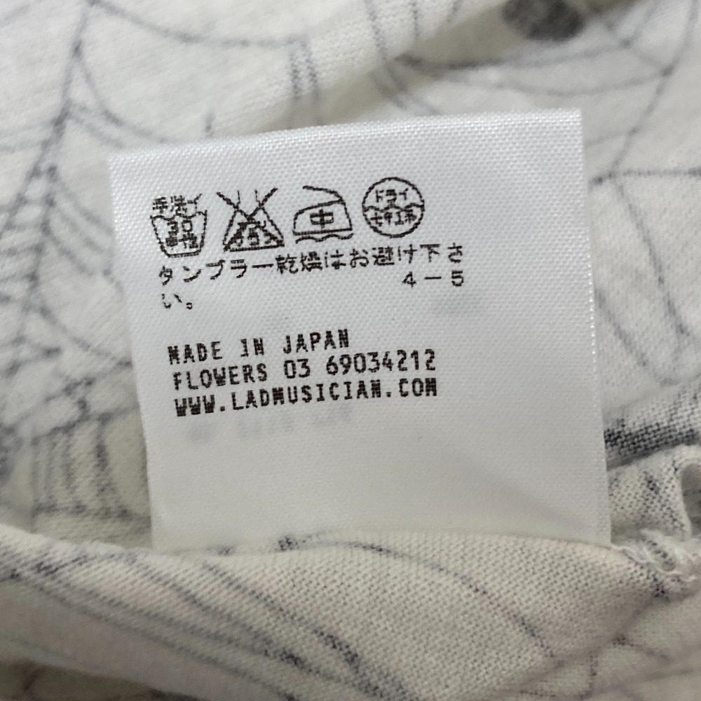 ラッドミュージシャン スパイダーギターコットン半袖Tシャツ