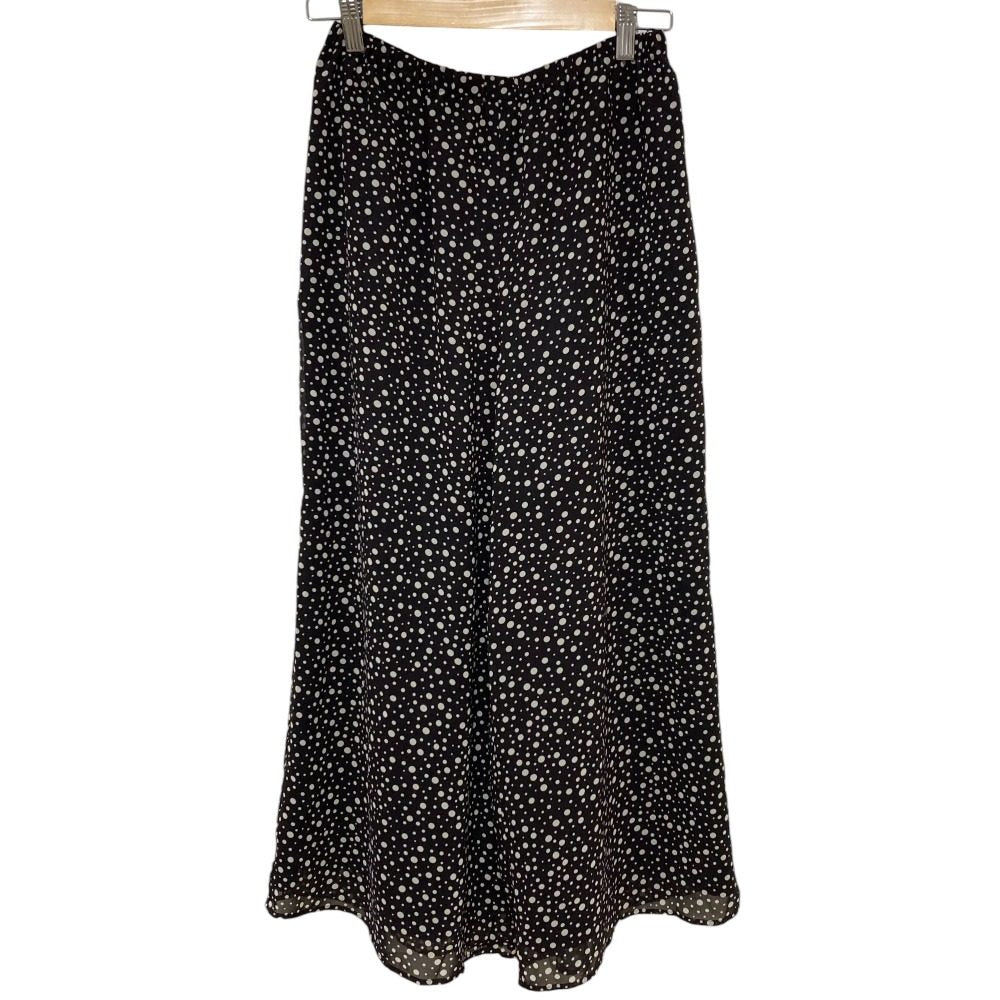 セオリー PRINTED CHIFFON FLUID PULL ON B GZ シフォンワイドパンツ