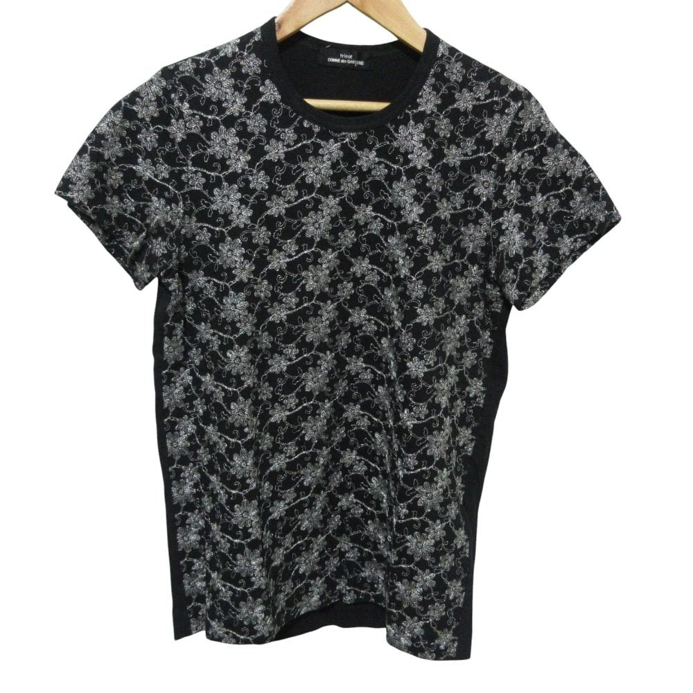 トリココムデギャルソン リネンブレンド半袖Tシャツ