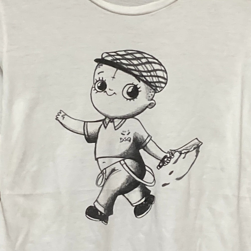 ディースクエアード プリントコットンTシャツ