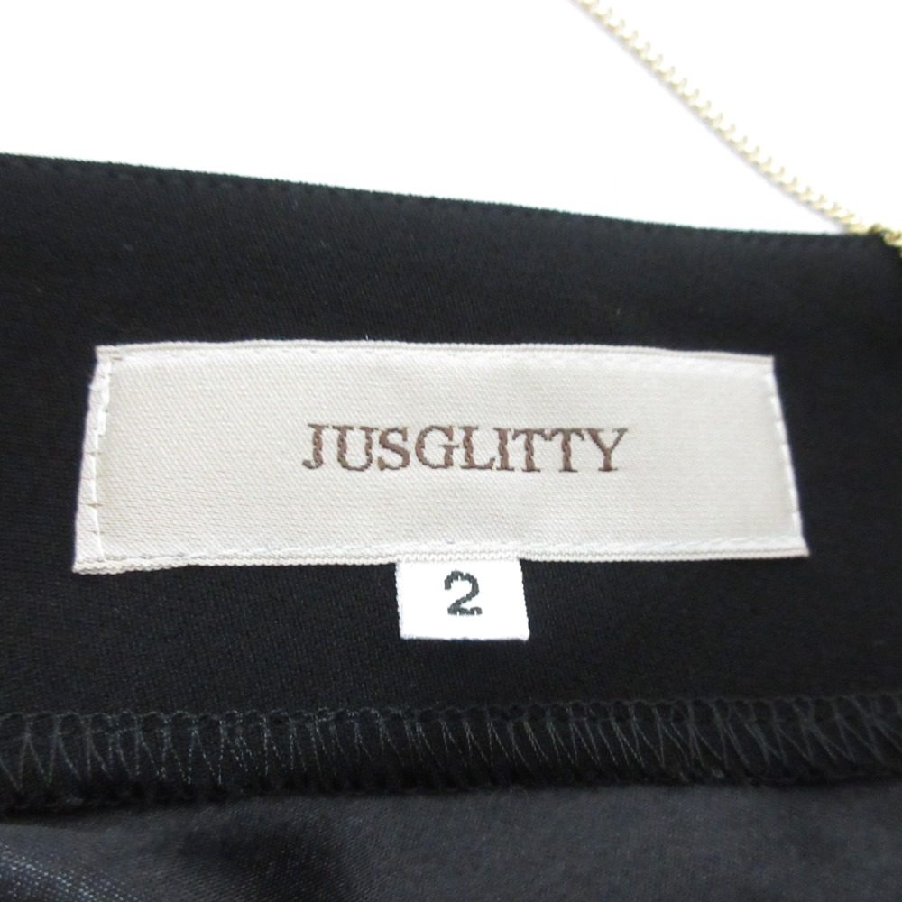 JUSGLITTY ダブル クロス ドレス