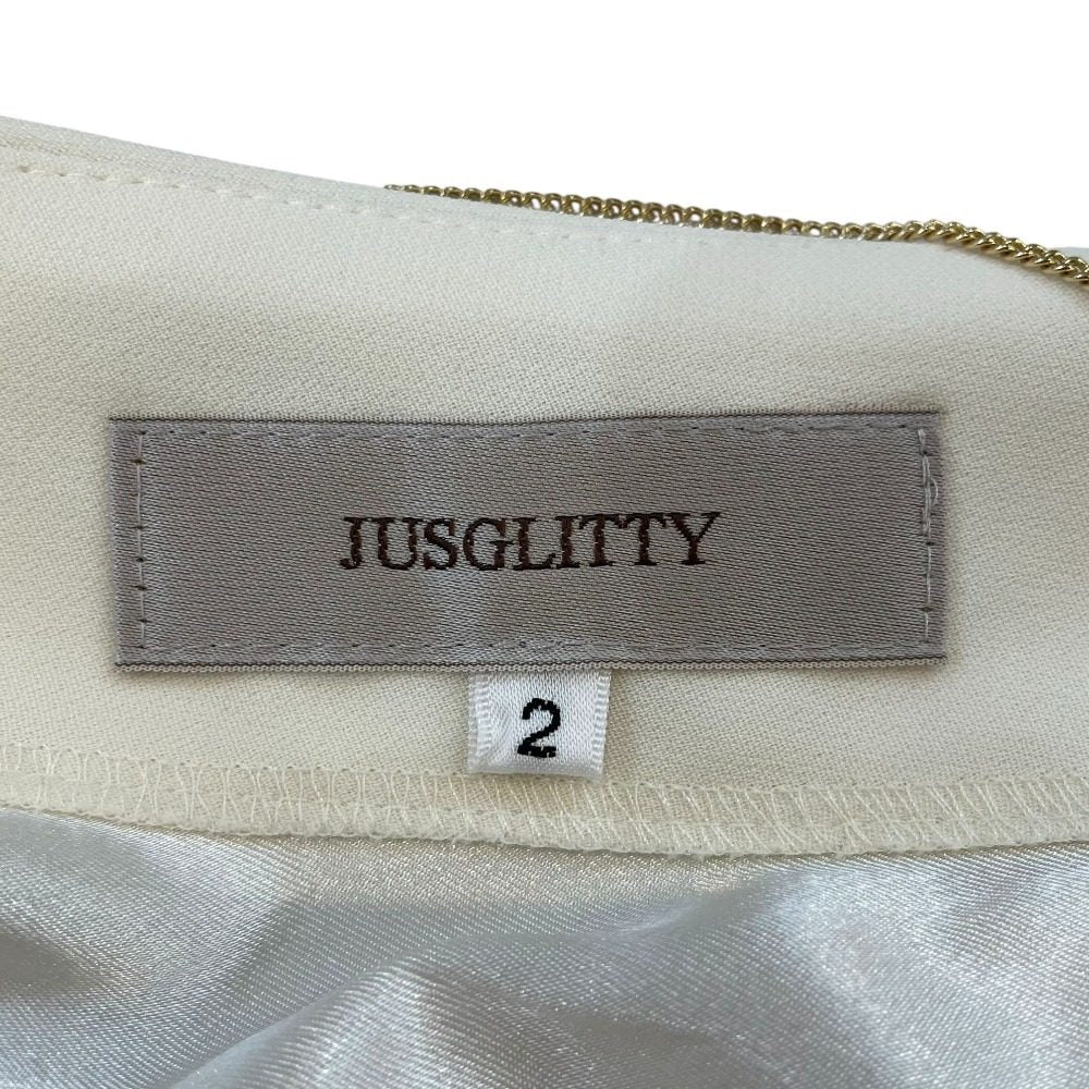 JUSGLITTY ダブル クロス ドレス