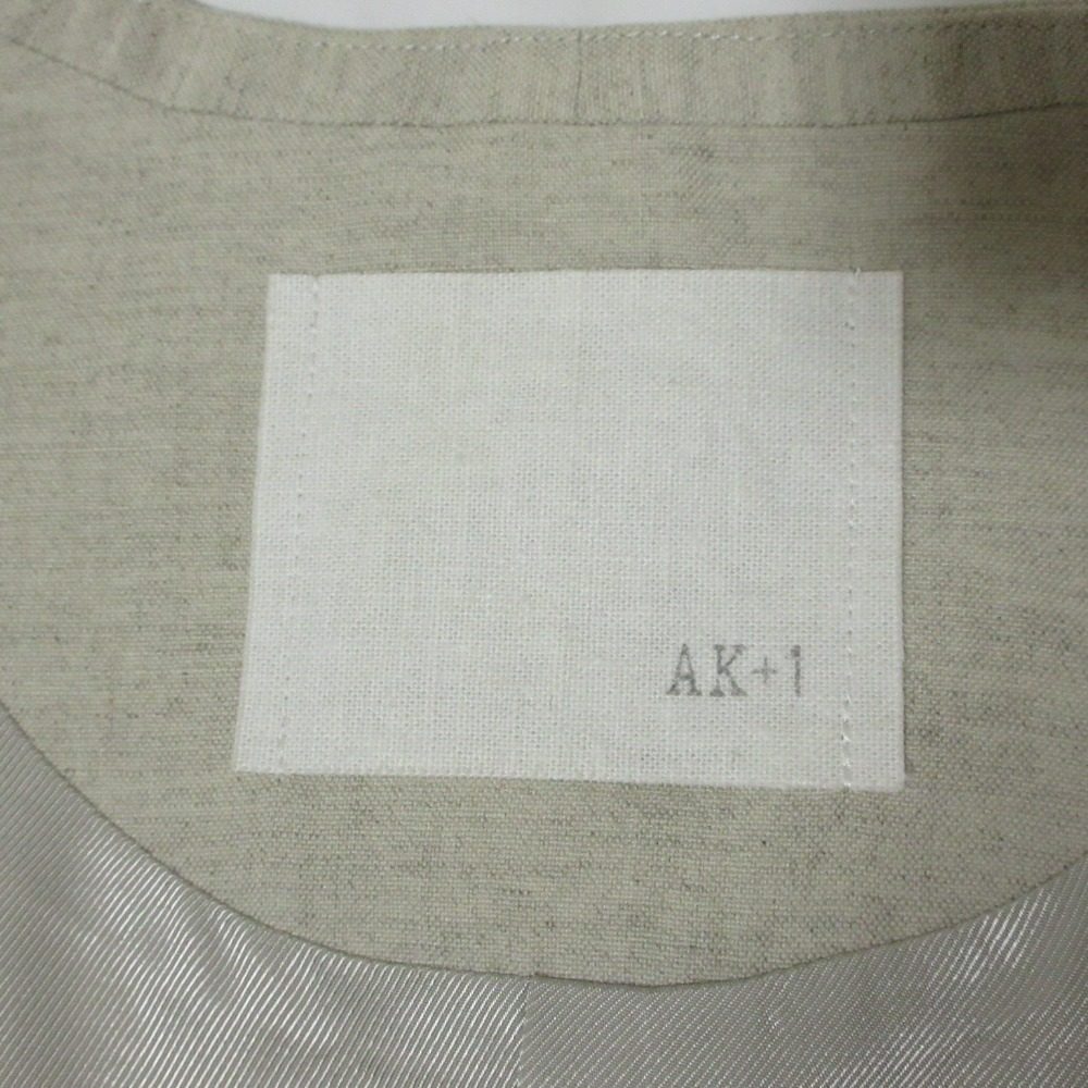 AK+1 ウール リネン ベスト