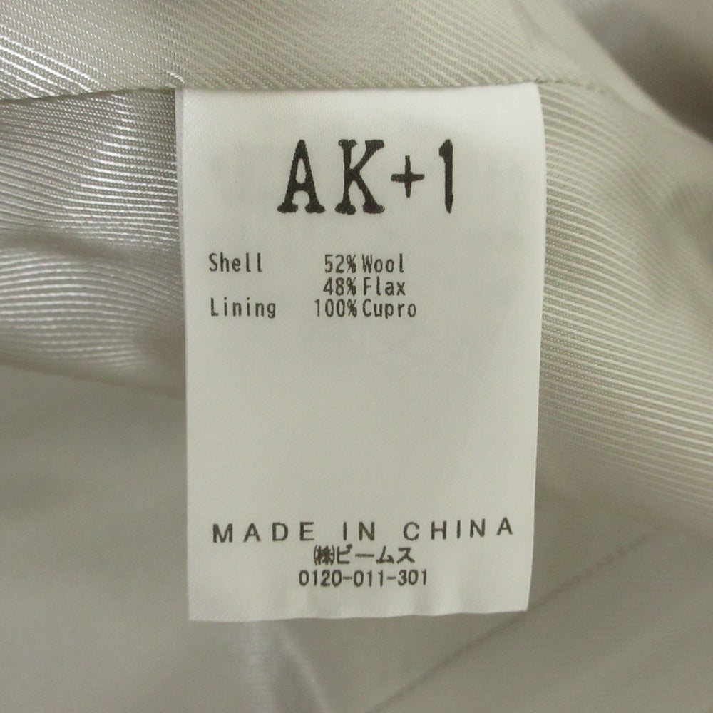 AK+1 ウール リネン ベスト