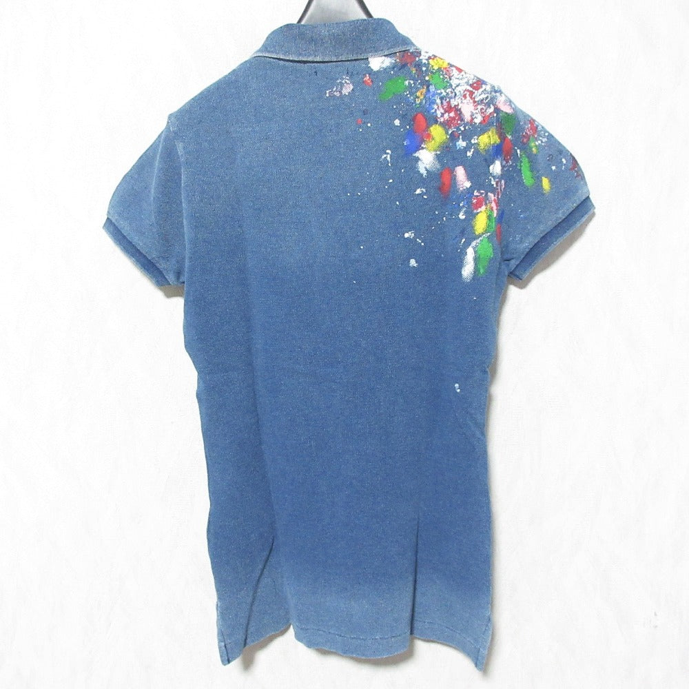 ポロラルフローレン THE SKINNY POLO レザー半袖トップス