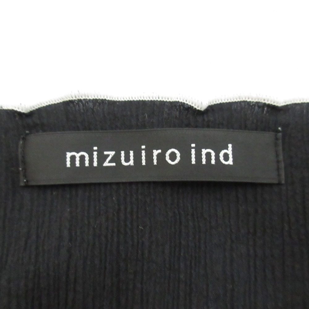 mizuiro ind スカラップ カラー ドレス