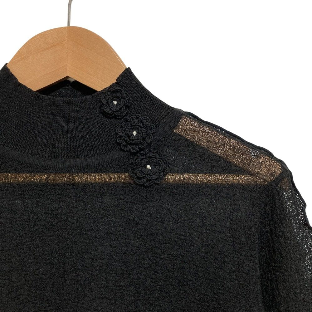 INGEBORG ハイ ネック ニット トップ