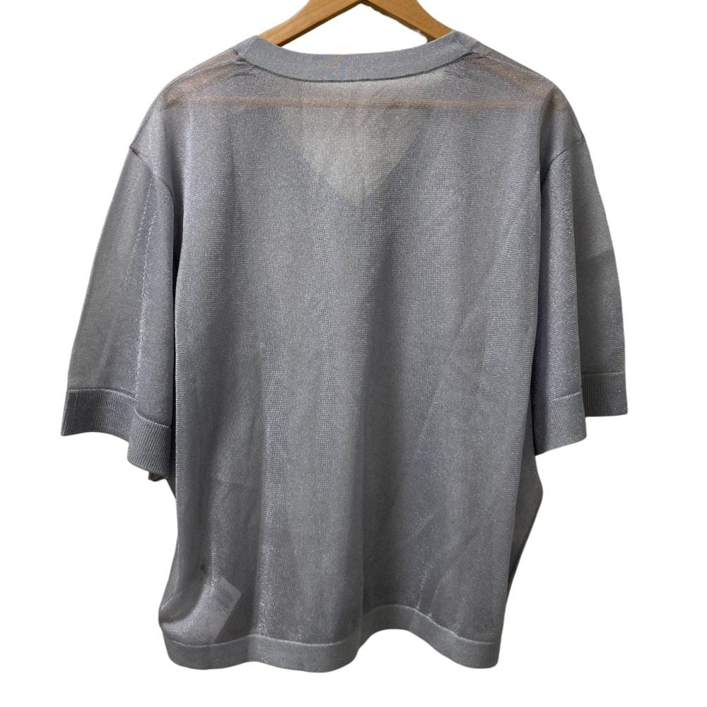 CLANE シアー V ネック ニット トップ