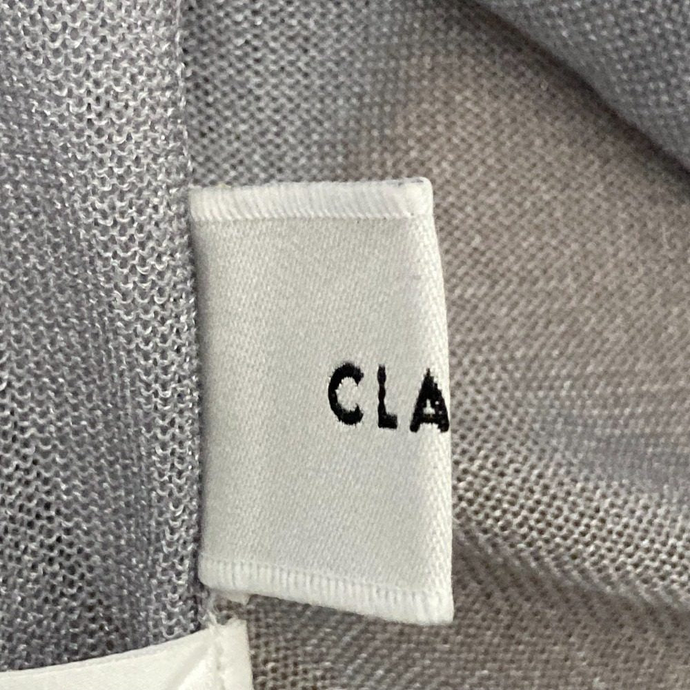 CLANE シアー V ネック ニット トップ