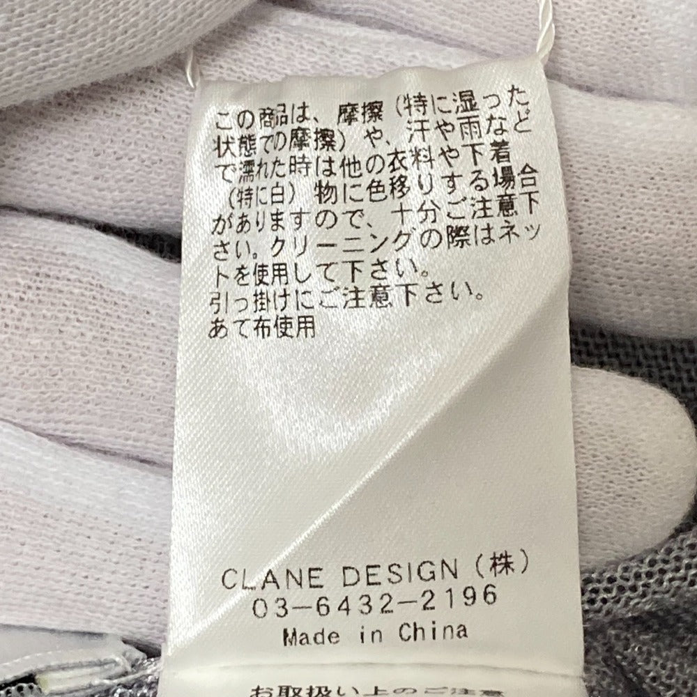 CLANE シアー V ネック ニット トップ