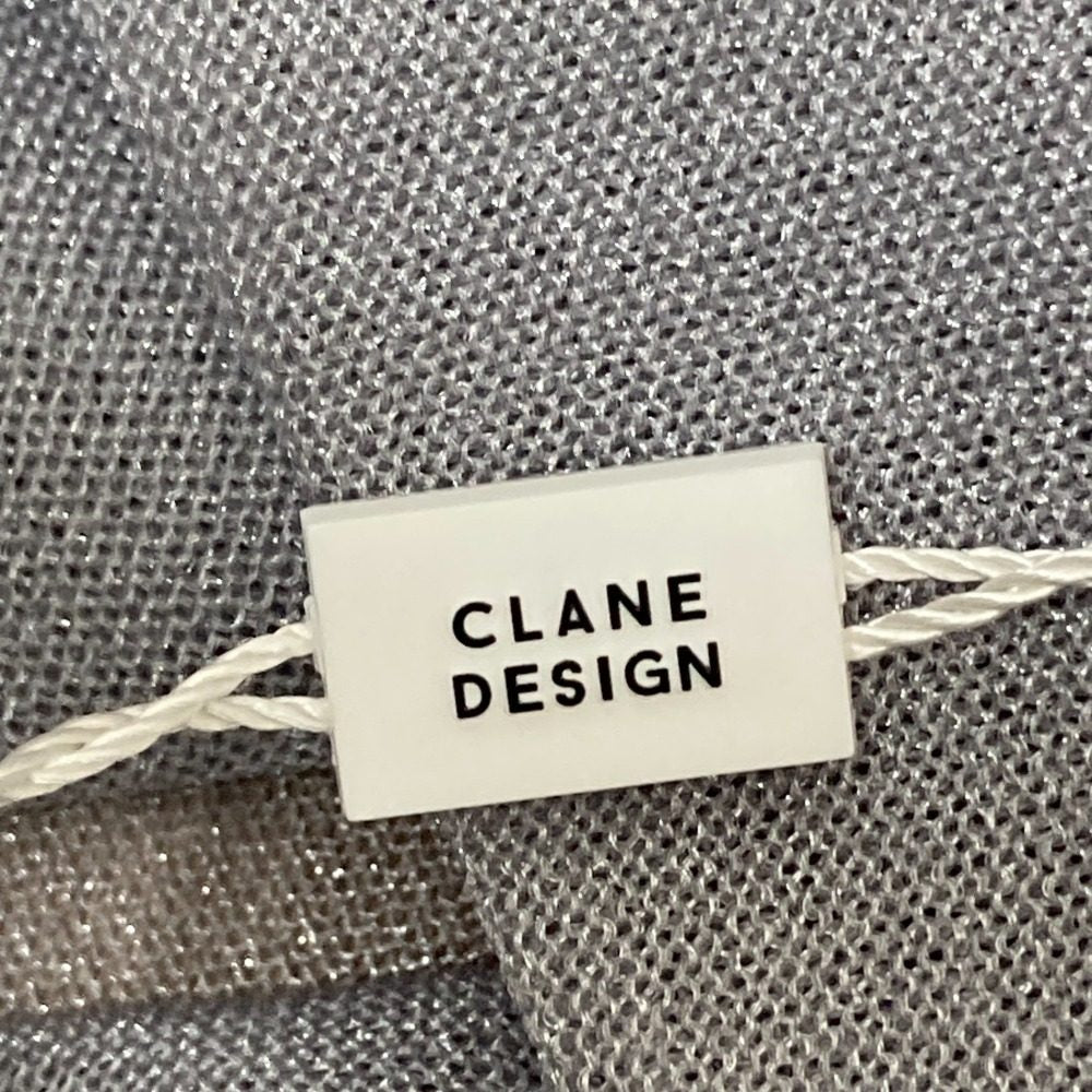 CLANE シアー V ネック ニット トップ