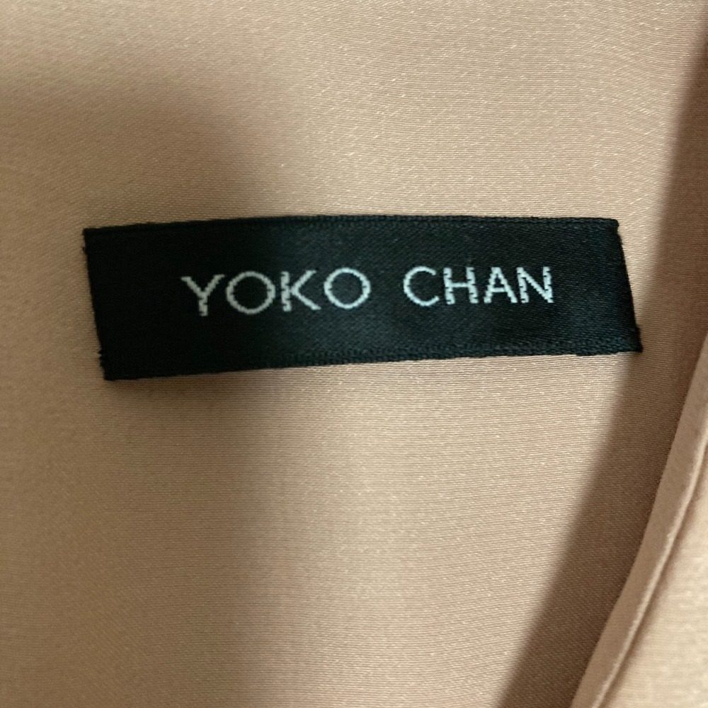 YOKO CHAN Vネック ノースリーブ ドレス
