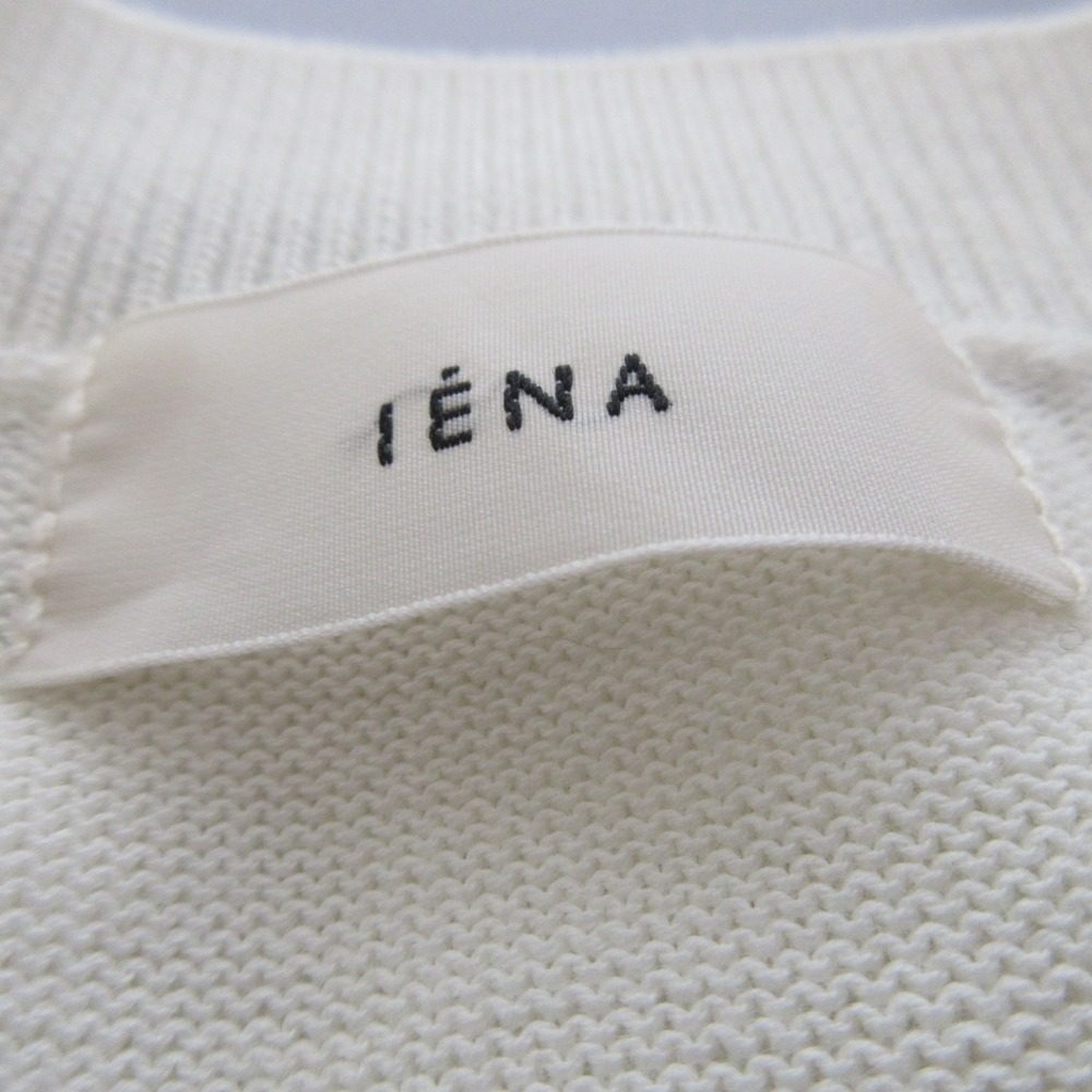 IENA ラウンド フォルム ボーダー プルオーバー ニット