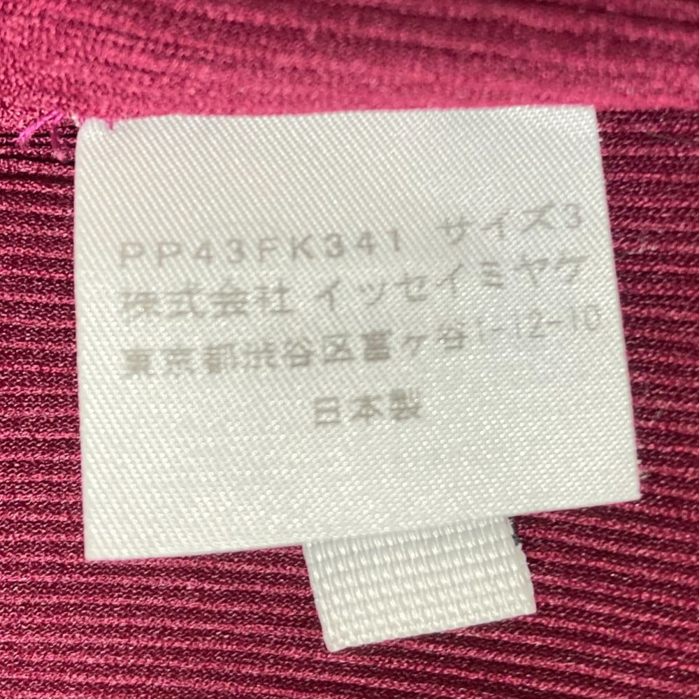 プリーツプリーズイッセイミヤケ 変形カットソー