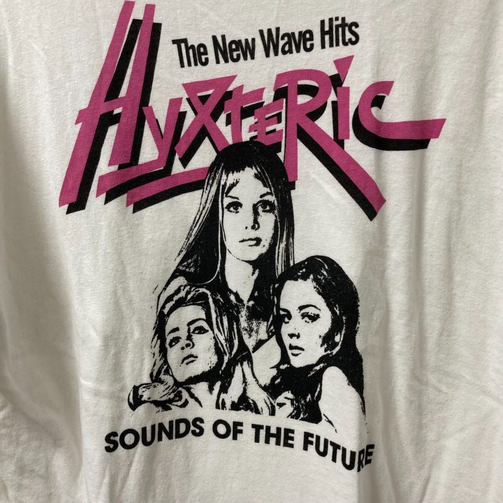 ヒステリックグラマー SOUND OF THE FUTURE コットンオーバーサイズTシャツ
