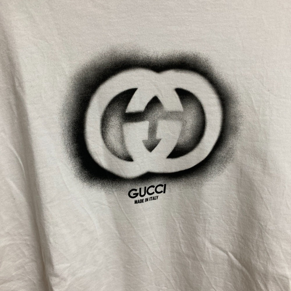 グッチ ロゴ コットン オーバーサイズ Tシャツ