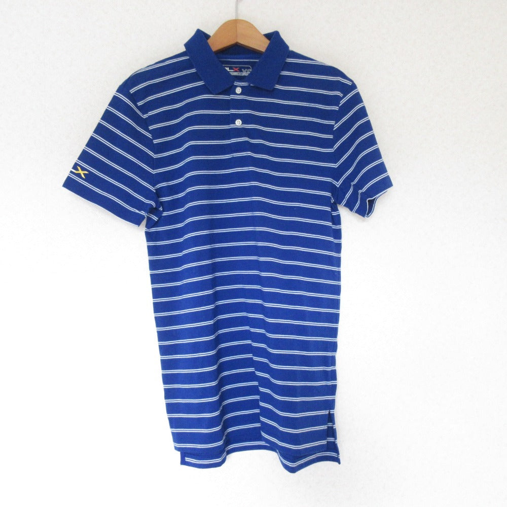 RLX ラルフ ローレン ショート スリーブ ストライプ ポロシャツ