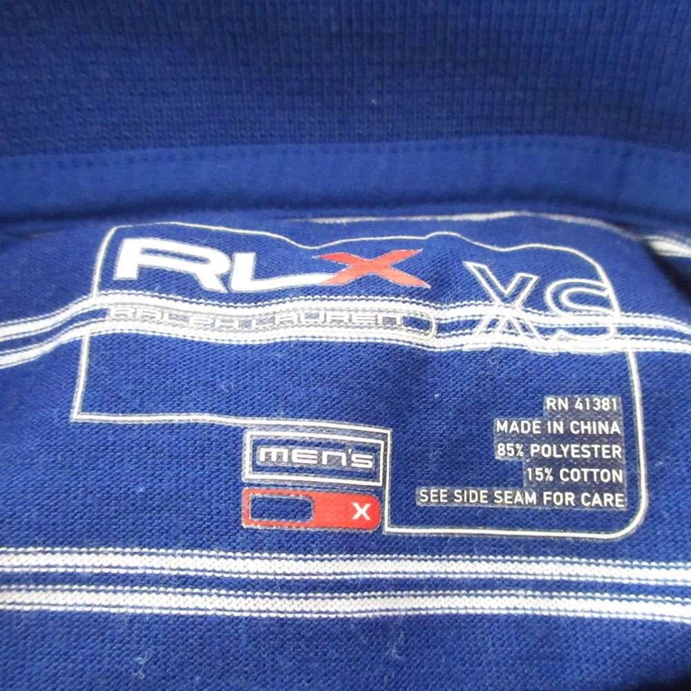 RLX ラルフ ローレン ショート スリーブ ストライプ ポロシャツ