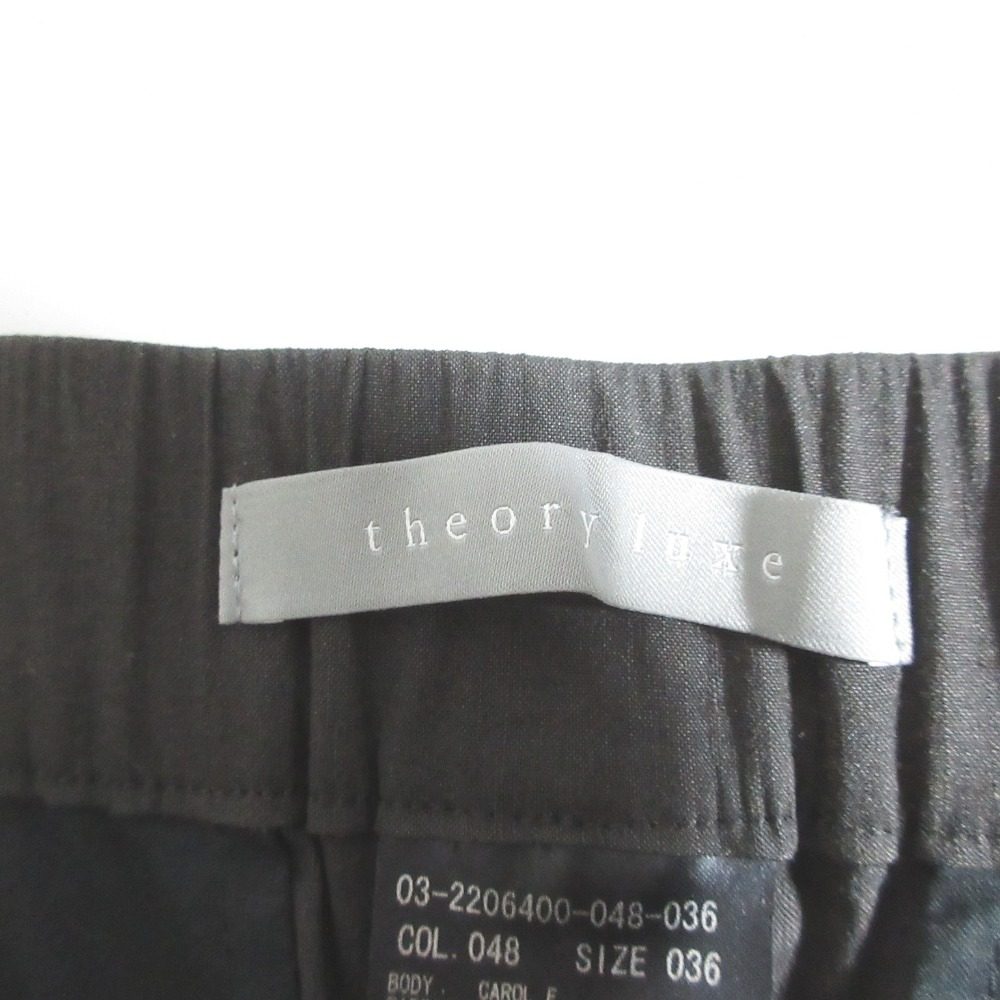 セオリーリュクス ECO CRUNCH WASH リネン ストレッチ パンツ