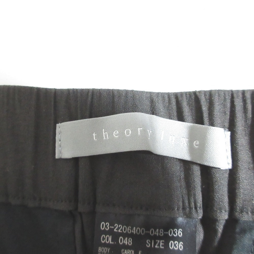 セオリーリュクス ECO CRUNCH WASH リネン ストレッチ パンツ