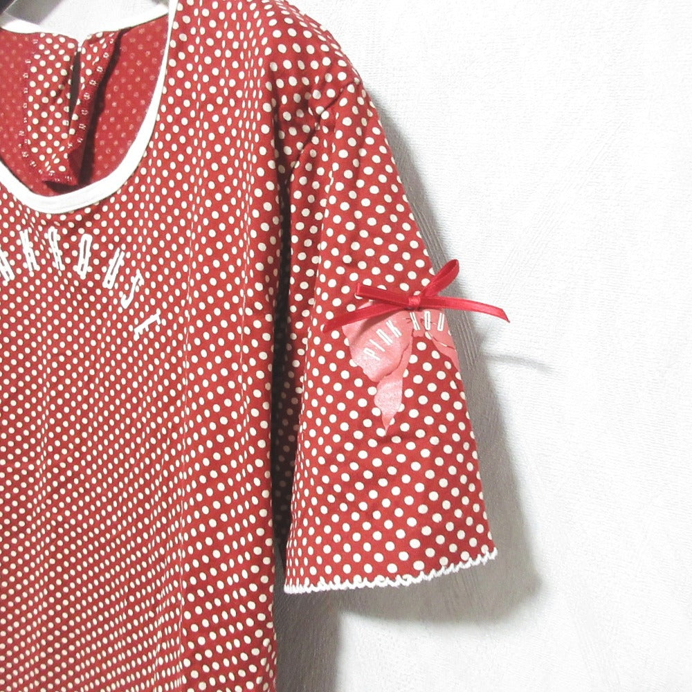 ピンクハウス ドットショートスリーブカットソー
