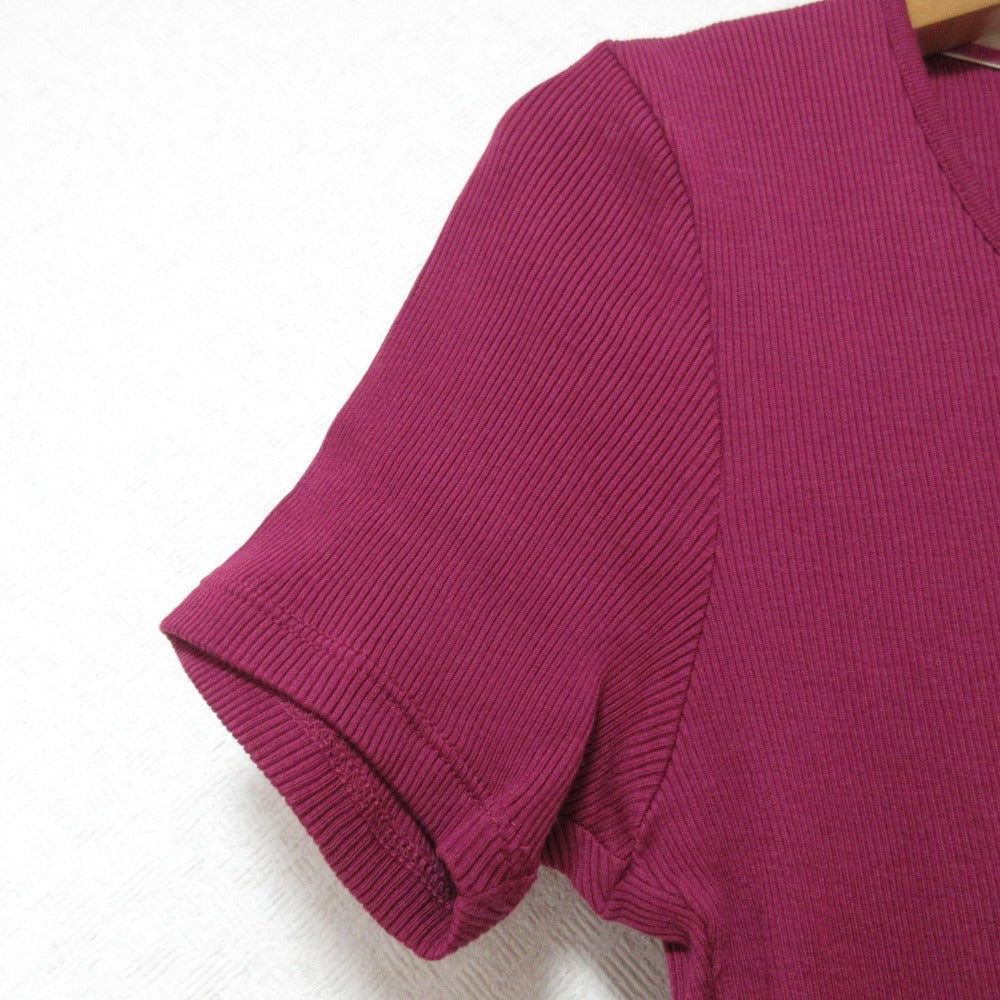 バーバリー ショート スリーブ ヘンリー ネック トップ