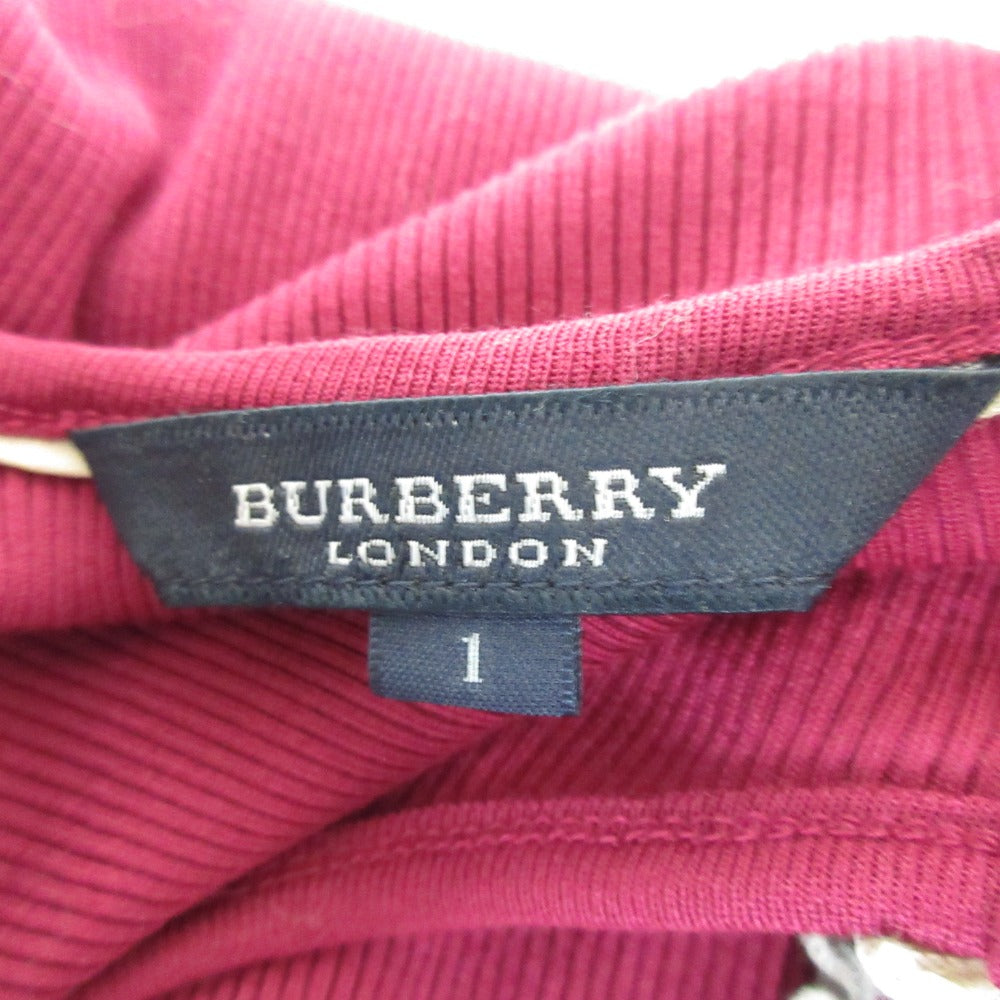 バーバリー ショート スリーブ ヘンリー ネック トップ