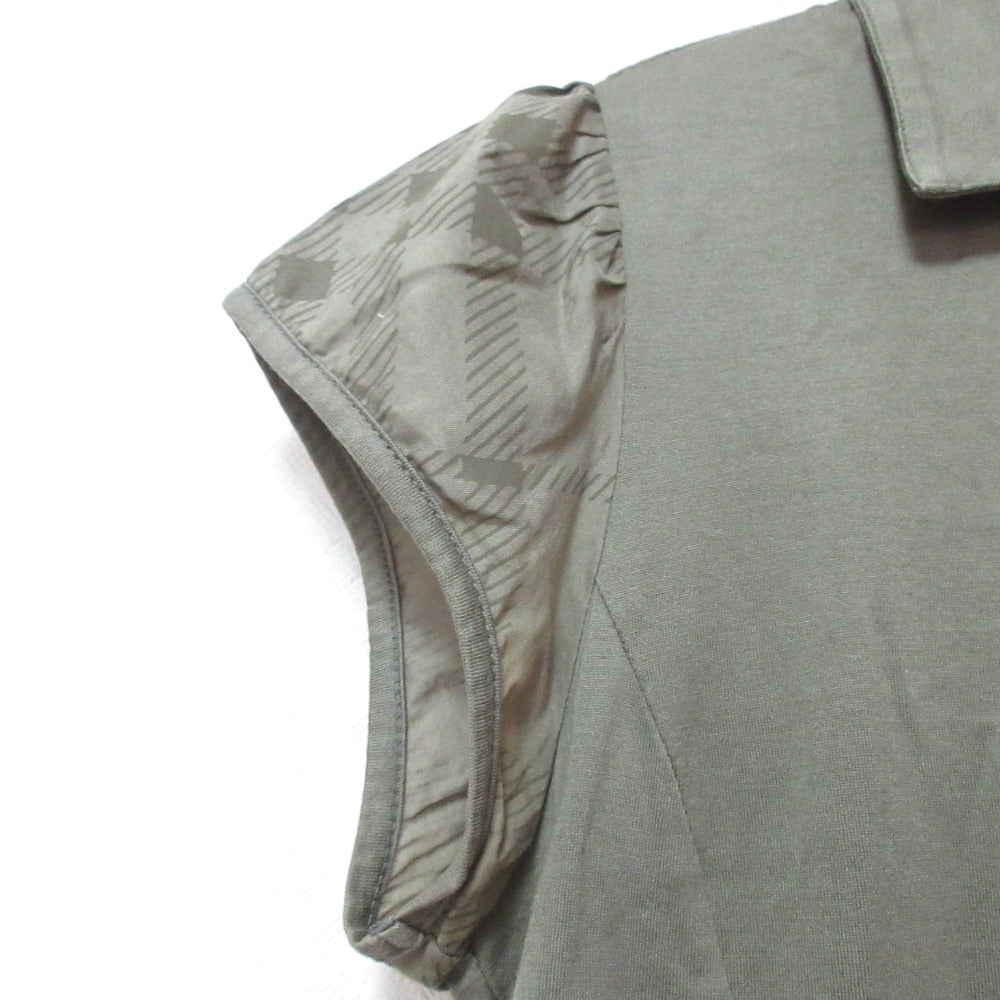 バーバリー フレンチ スリーブ ポロ シャツ トップ