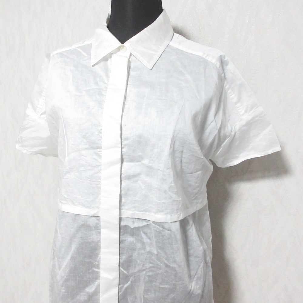 ダイアグラム シアーカットシフォンシャツ