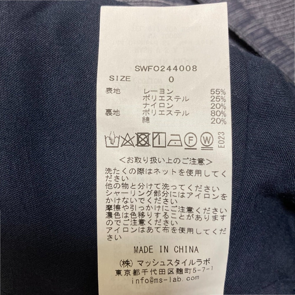 スナイデル ドローストリング バック オープン ドレス