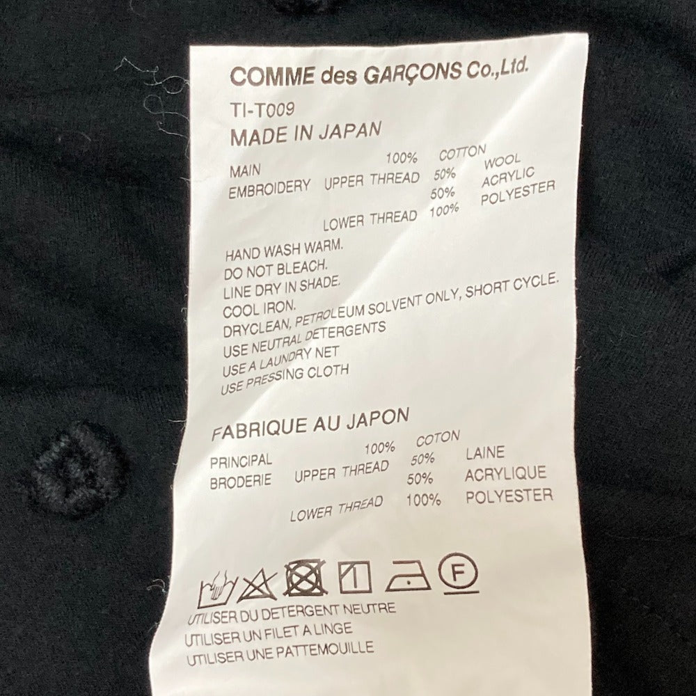 タオコムデギャルソン ドットエンブロイダリー半袖Tシャツ