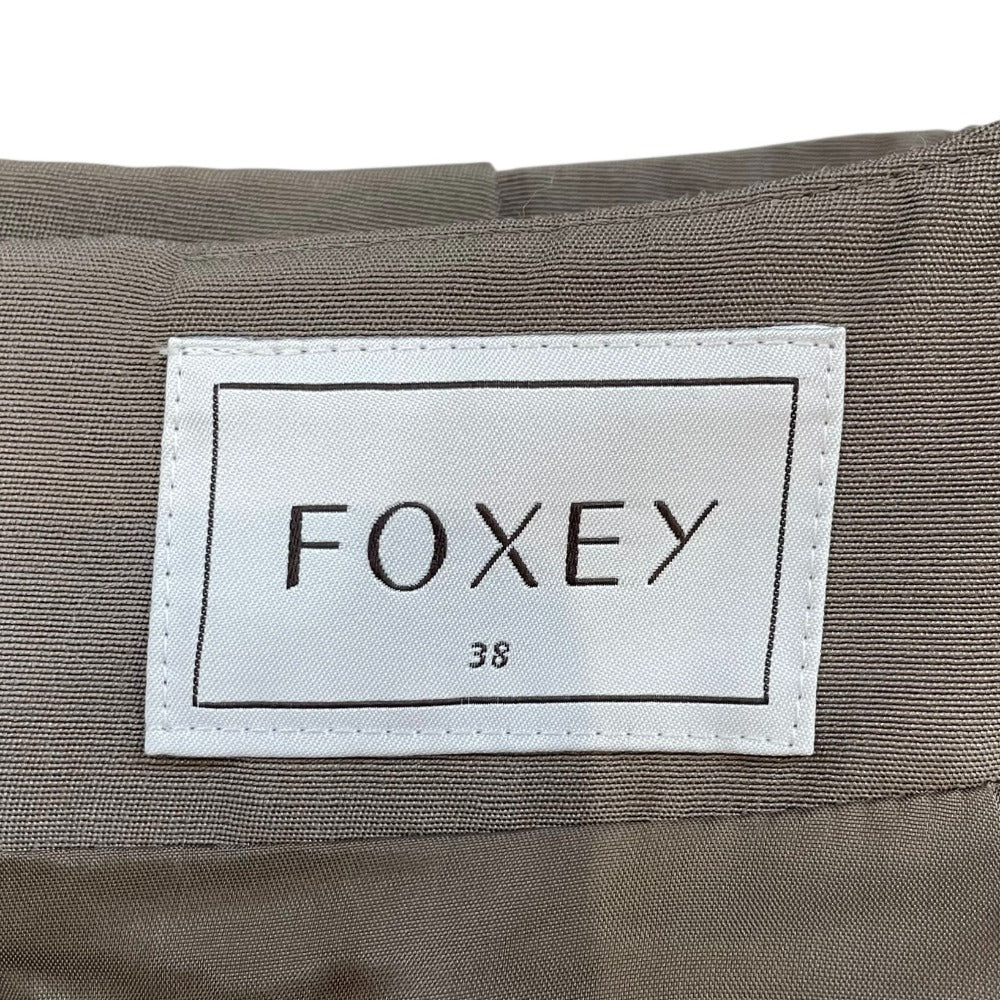 FOXEY Fragonard ウール シルク ブレンド スカート