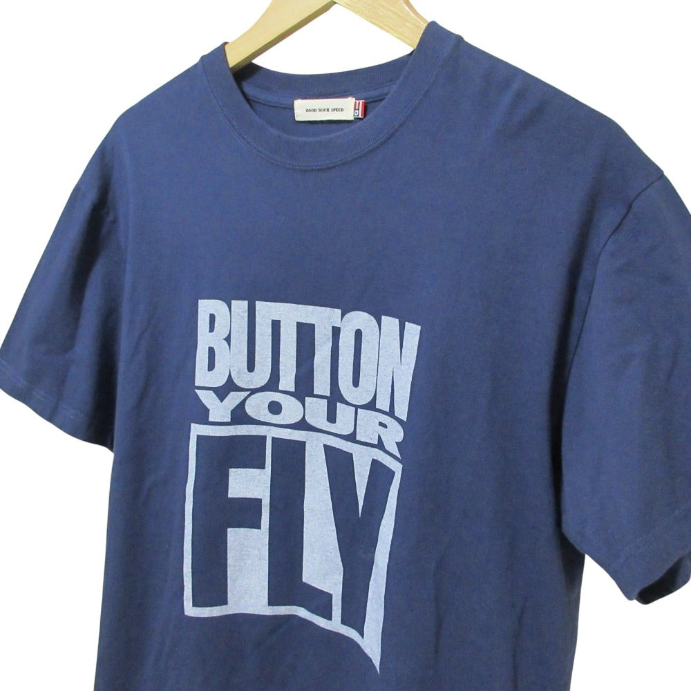 グッドロックスピード BUTTON YOUR FLY コットン 半袖Tシャツ