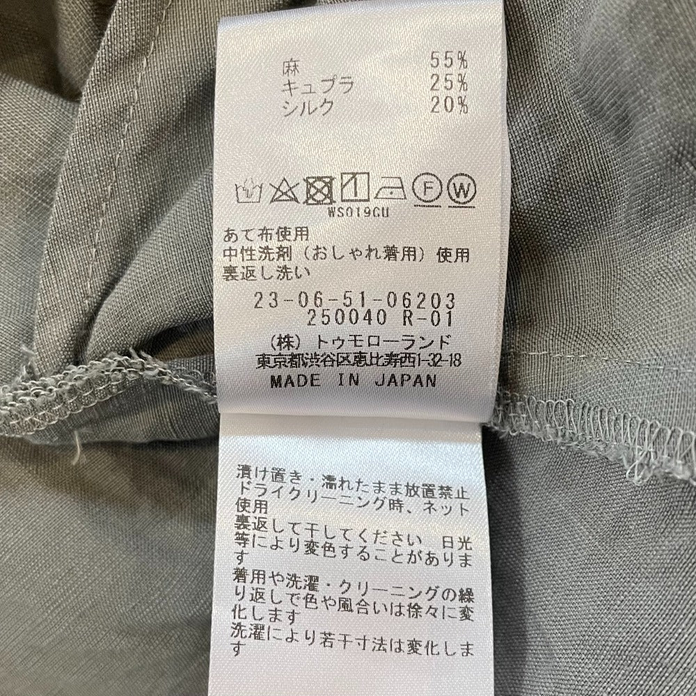 GALERIE VIE リネン キュプラ シルク ドレス