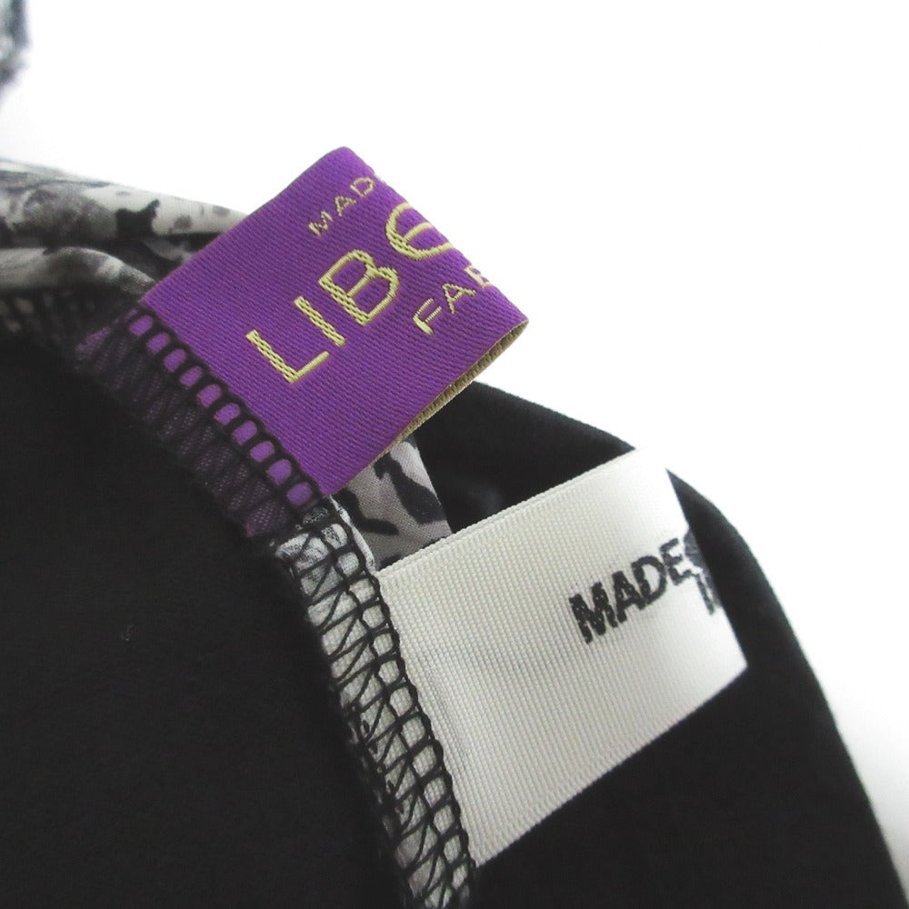 ズッカ リバティプリント ノースリーブコンビカットソー