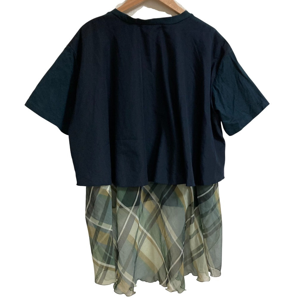 マルシャルテル シアーチェックドッキングTシャツ